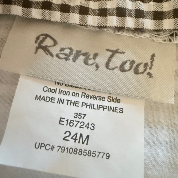 Rare, Too Checkered Kids Dress with Floral Detail PERFECT CONDITION! - Picture 2 of 4